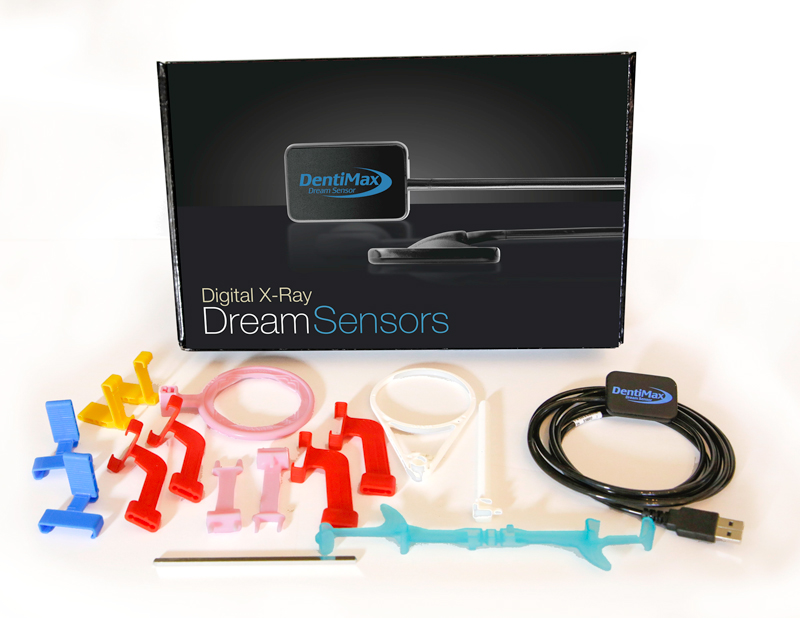 Photo of Smaller Size X-Ray Sensor and Accessories